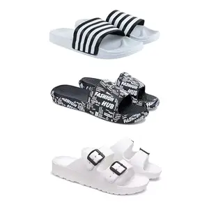 Men's Sandals | Lightweight Wear| Stylish & Easy to Wear For Men's GP-San-(3-COMBO)-3026-3103-3113-8