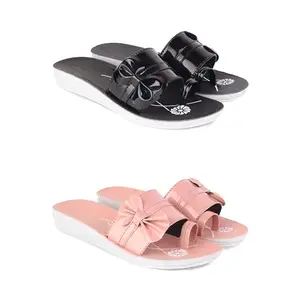 Women's Comfortable Sandal,Casual Lightweight Sandal for Everyday Wear | TP-(COMBO-2)-1989-1988-6