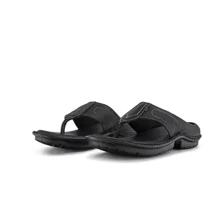 Buckaroo-MORRIS NEW-Black-Strollers-Leather-Open Sandal