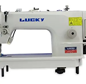 LUCKY 50-Watt Lockstitch Sewing Machine (White, 10 LUCKY 9100D)
