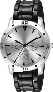 Analog Watch for Men (Ae SLV C M7 SLV D 801 BLK)