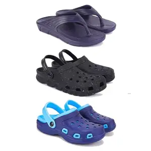 DRACKFOOT Men's Sandals | Lightweight Wear| Stylish & Easy to Wear For Men'S GRT-SAN-(3-COMBO)-3153-3058-3019-7