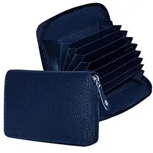 GREEN DRAGONFLY PU Leaher Wallet for Men | Vertical Credit Debit Card Holder Leather Wallet for Men(NMB/202306430-Blue)