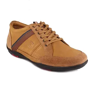 Red Chief Derby Lace Up | Casual Shoes for Men | Rust | Rubber Sole,7