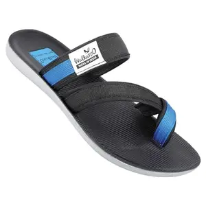 WALKAROO GG8210 Mens Sandals for dailywear and regular use for Indoor & Outdoor - Black Blue