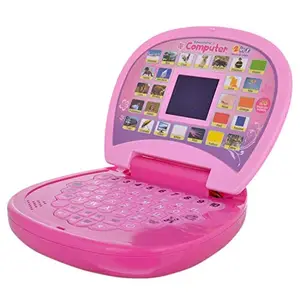 A S Handicrafts Educational Learning Laptop with Led Screen, Multi Colour Birthday Gift for Kids price in India.