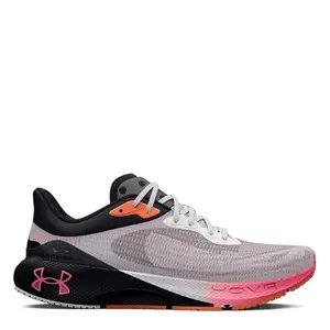 Under Armour UA W HOVR Machina Breeze Women's Running Shoes, Black/White/Pink Shock, 5