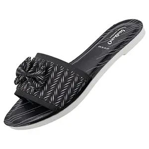 Walkaroo Ladies Black Sandal (WL7428) 7 UK