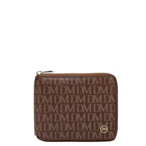 Da Milano RFID Protected Leather Wallet for Men with Card Slot - Brown