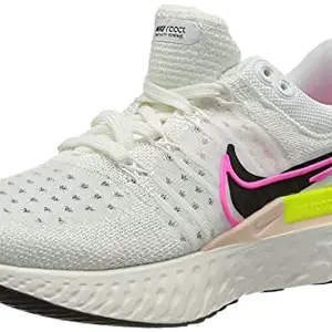 Nike W React Infinity Run FK 2-White/Black-SAIL-Pink BLAST-DJ5396-100-5UK