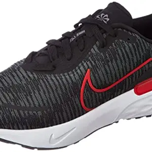 Nike Mens Renew Run 4 Black/University RED-Iron Grey-White Running Shoe - 10 UK (DR2677-003)