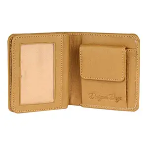 DESIGNER BUGS Men Brown Artificial Leather Mini Wallet (6 Card Slots)… (Beige)