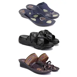 Women's Comfortable Sandal,Casual Lightweight Sandal for Everyday Wear | BTS-(3-COMBO)-1973-1889-1951-8-EURO-39