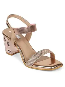 Elle Women's Heels Sandal, Sultan, 5