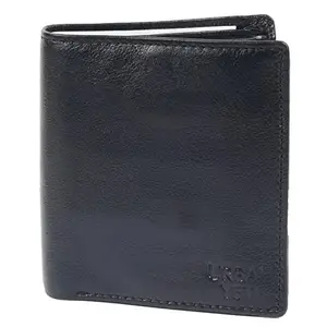 URBAN YETI Men Casual Black Genuine Leather Wallet
