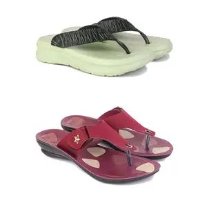 sandal for Women's,slip-ons,quality casaul sandals for Women's GRP-SAN-(2-COMBO)-2001-1974-8-EURO-39