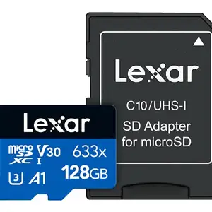 Lexar High-Performance 633x 128 GB microSDXC UHS-I Card