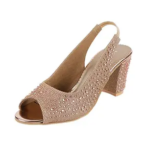 Mochi Women's Tan Fashion Sandals-4 UK (37 EU) (35-3546)