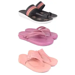 Women's Comfortable Sandal,Casual Lightweight Sandal for Everyday Wear for women'sREP-(COMBO-3)-1992-1978-1986-6-EURO-37