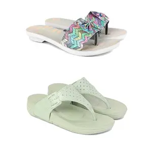 Women's Sandals | Lightweight Wear| Stylish & Easy to Wear For Women'S GP-SAN-(2-COMBO)-1966-1983-8-EURO-39