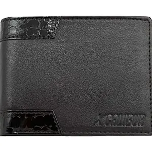 Mens Wallet(1) (Faux Leather, Dark Grey)