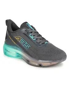ABROS Equator Men's Sports Shoes D.Grey/Sea Green 8 UK