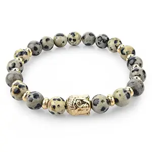 Hot And Bold Reiki Feng-Shui Crystal Natural Semi Precious Gem Stone Beads Hand Bracelet. Unique Birthday Gift for Men, Women, Boys & Girls.