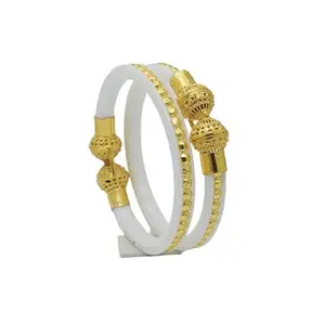 SATTIK FASHION JEWELLERY_ white topa par raji pola