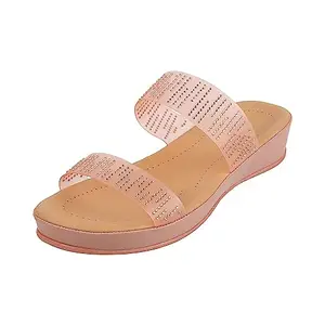Metro Women Pink Wedge Heel Fashion Sandal UK/8 EU/41 (44-56)