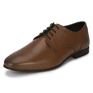 Red Tape Men's Tan Derby Shoes-7