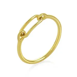 NISHANI Studio Ukiyo Link Ring | Hypoallergenic & Durable | Gift for Her Golden