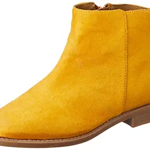 Carlton London Women's Yellow Boots Mustard 3 UK (36 EU) (CLL-5439)