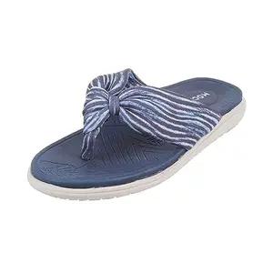 Mochi Women Grey Thong Comfort Chappal UK/8 EU/41 (32-469)
