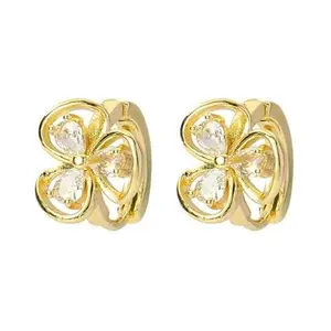 SALTY Ivy Bloom Studs for Women & Girls | Anti Tarnish | Stylish Fashion Jewellery | Ear Tops | Accessories for Girls | Minimal Jewelry | Ideal for Gifting