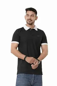 Men’s Polo T Shirt | Comfortable Rich Cotton, Band Collar, Regular Fit | Stylish & Premium All Day Wear