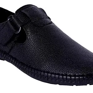 OORA Men's Casual Shoes (Black, 8 UK)