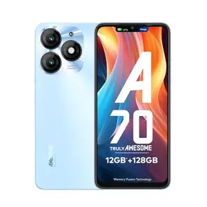 itel A70 (4GB RAM, 128GB ROM) Upto 12GB RAM with Memory Fusion | 13MP Dual Rear Camera & 8MP Front Camera | 5000mAh with Type-C | Dynamic Bar | Side Fingerprint | Octa-Core Processor | Azure Blue price in India.