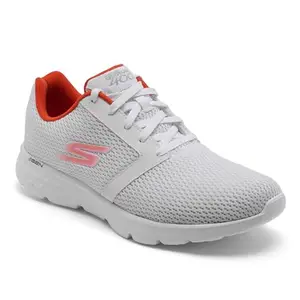 Skechers Womens GO Run 400 White Running Shoes