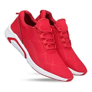 Axter Men Red-1243 Sports Shoes, Running Shoes for Men,Cricket Shoes,Casual Shoes,Trekking Shoes,Comfortable for Men's_6
