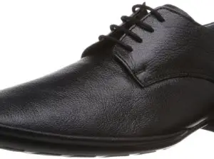 Mochi Men's Black Formals and Lace Up Flats - 8 UK (19-1891)