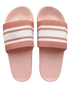 Pampy Angel Fly Net 2line Women's Flip Flops Slides Back Open Household Comfortable Slippers Pink,37 (Euro)