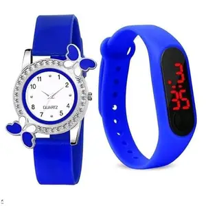 LAKSH Alluring Analouge Colorful Watch for Women(SR-767) AT-7671(Pack of-2)