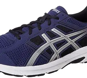 ASICS Mens GEL-CONTEND B+ Indigo Blue/Pure Silver Running Shoes - 12 UK (1011B140.402)