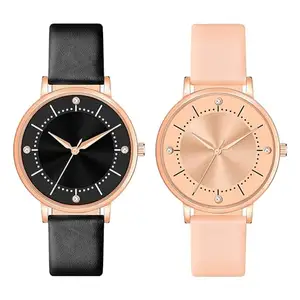 LAKSH Classy Ethnic Designer Leather Belt Analog Watches for Women Watches for Girls(SR-796) AT-7961(Pack of-2)