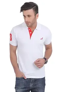 American Crew Polo Collar Cotton T-Shirt for Men