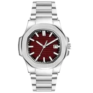 Acnos 7 Colours Plain Dial Quartz Analog Day & Date Calendar Quartz Analog Business Watch