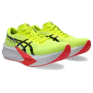 ASICS Mens Magic Speed 4 Safety Yellow/Black Running Shoes - 10 UK (1011B875.750)