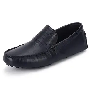 Red Tape Men's Navy Driving Shoes-7