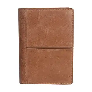 Leatherman Fashion LMN Genuine Leather Brown Women's Wallet (4 CC Slots)