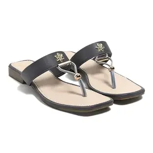 Ankle Strap Flat Sandals For Woman | Stylish And Comfortable Casual Sandal | Women's Footwear | Flats For Women Daily Use | Soft Sandals For Women (UK Size-8)